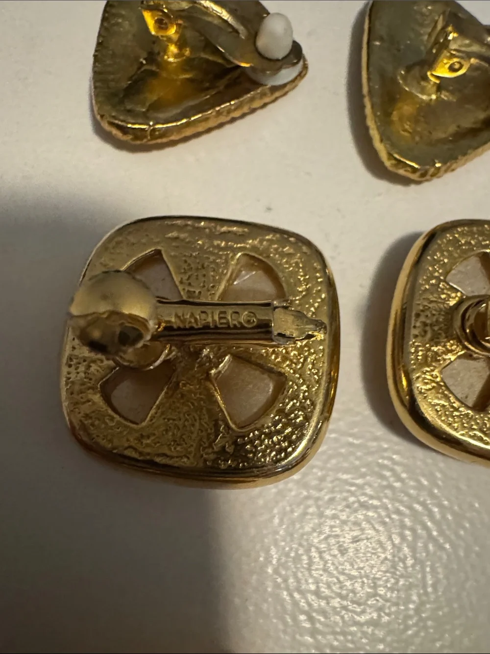 Gold Tone Women's Earring Bundle Classic Mixed Shapes